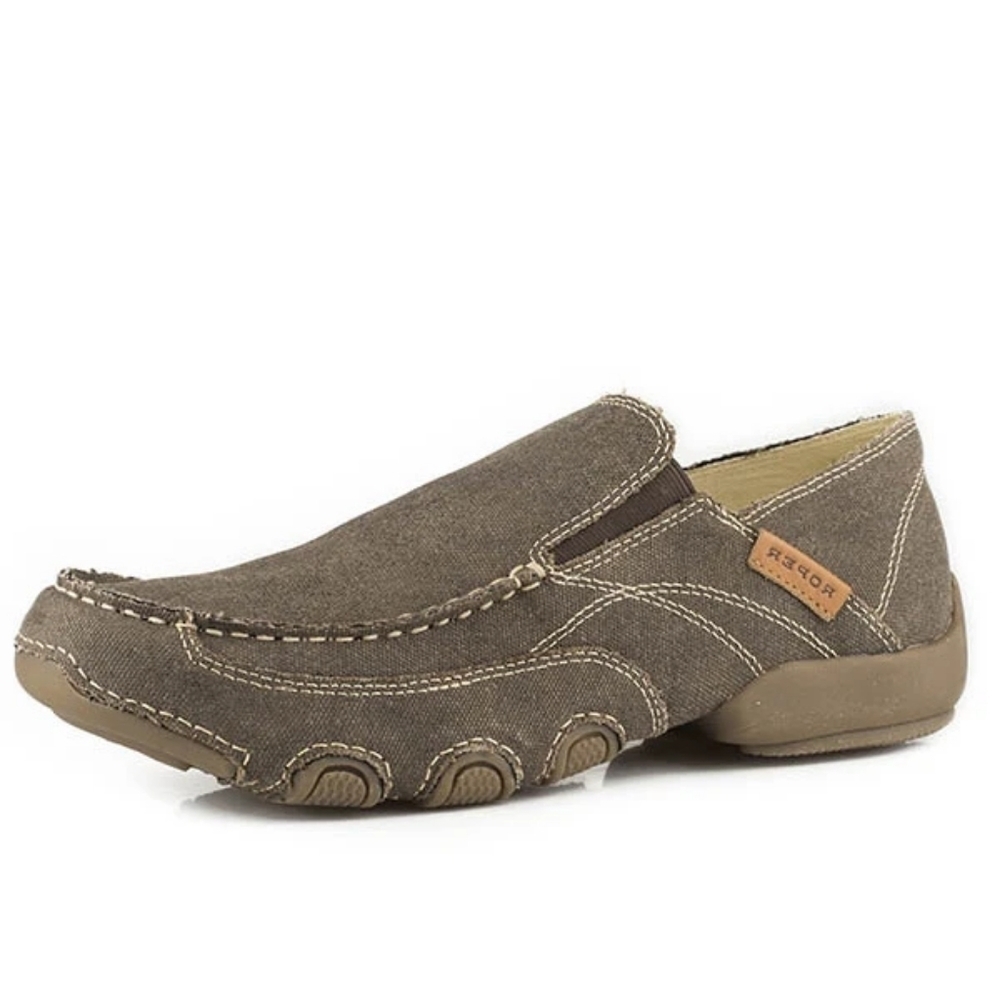 New 8.5 Men's Roper Canvas Loafers